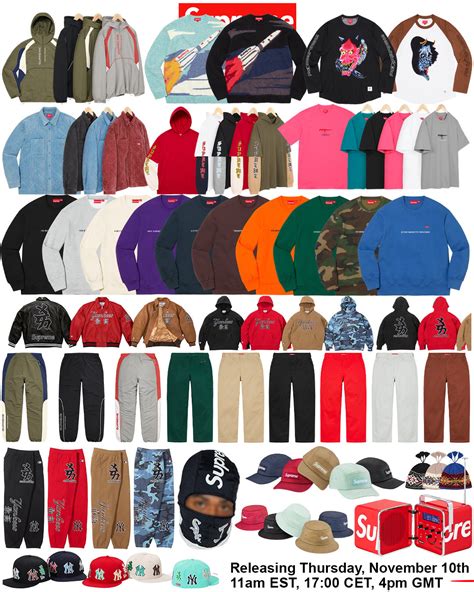 supreme community drop list